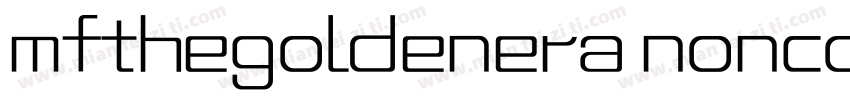 mfthegoldenera noncommercial light字体转换